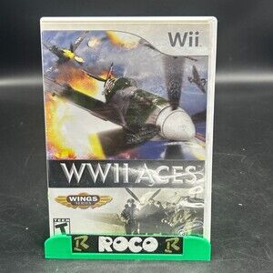 WWII Aces Wings Series Destineer (Nintendo Wii, 2006) Complete W/ Manual